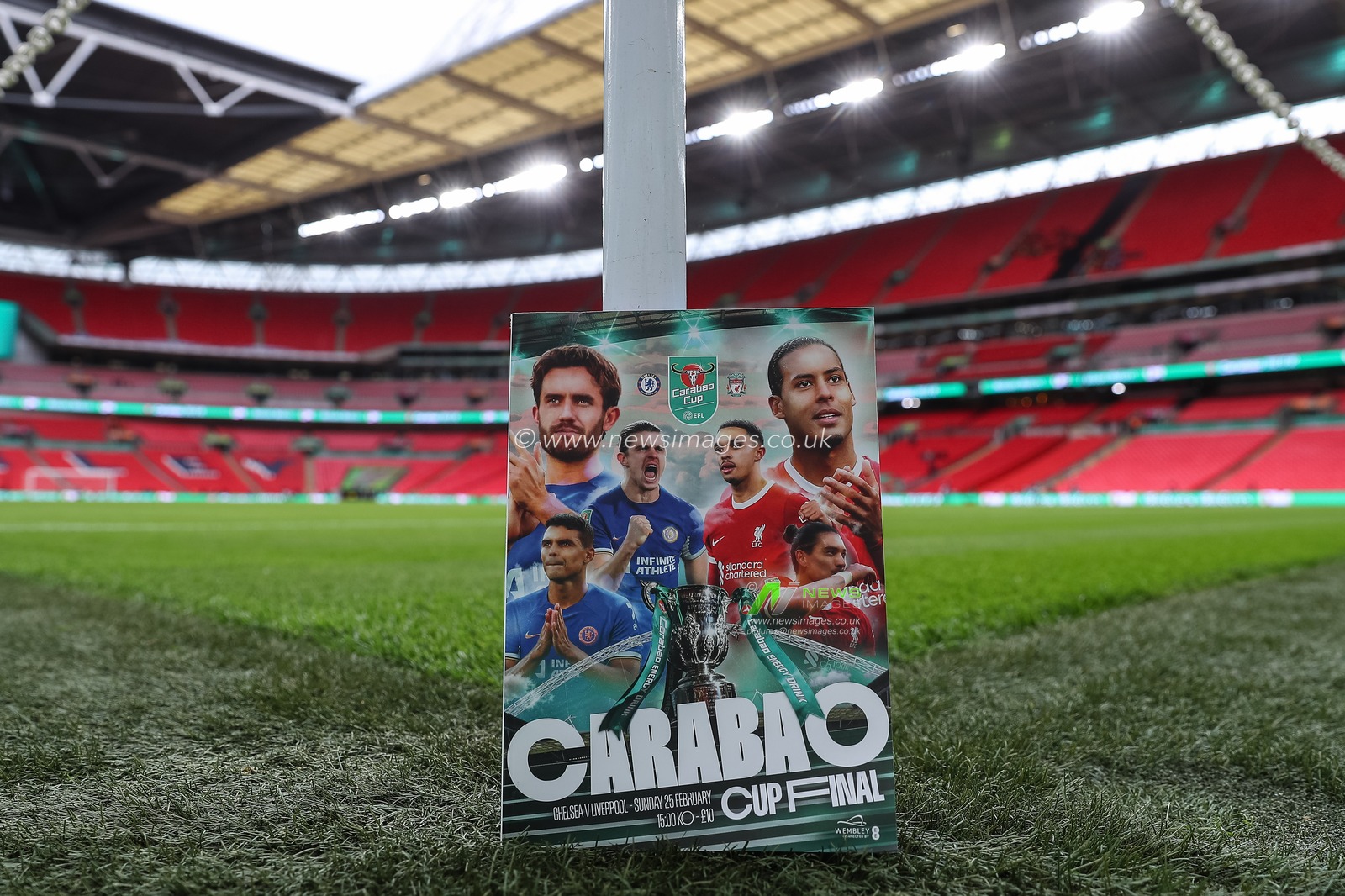 Todays match day program during the Carabao Cup Final match Chelsea vs Liverpool at Wembley Stadium, London, United Kingdom, 25th February 2024

(Photo by Gareth Evans/News Images)