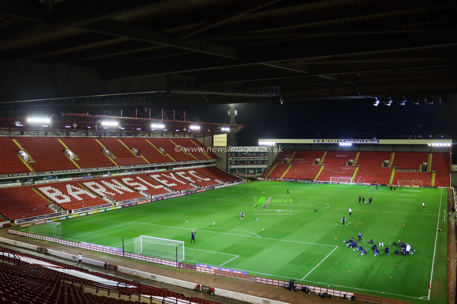 general view of Oakwell, home to Barnsley fc