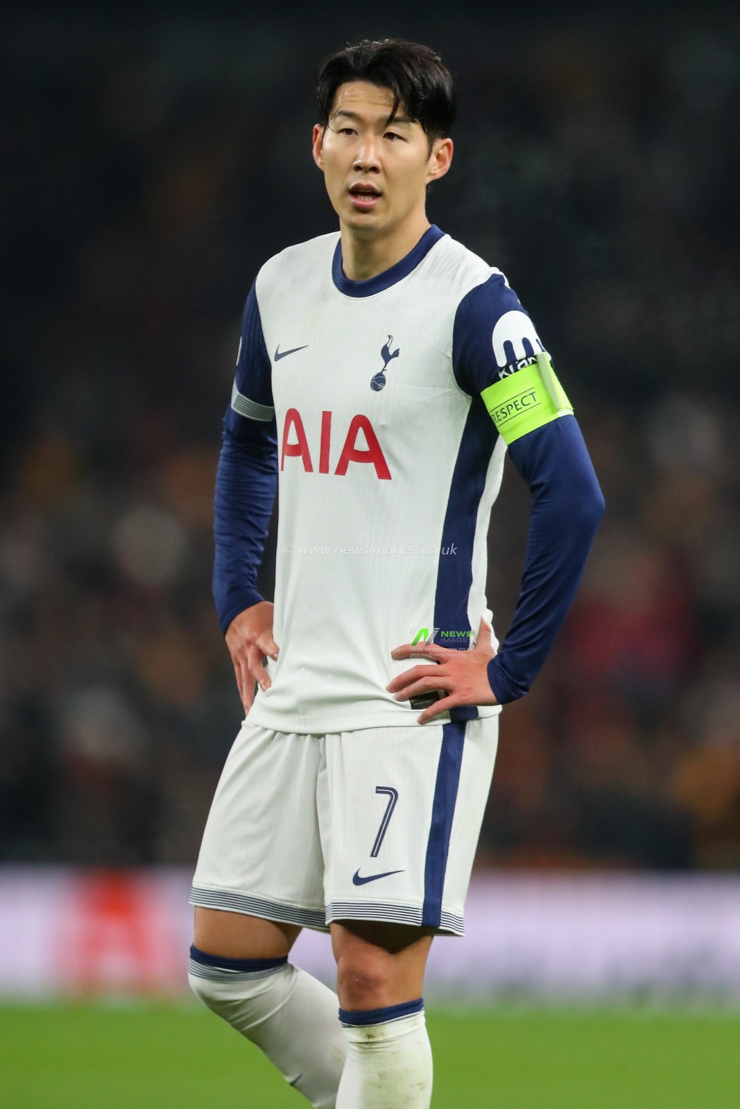Son Heung-Min of Tottenham Hotspur during the UEFA Europa League - League Stage match Tottenham Hotspur vs A.S. Roma at Tottenham Hotspur Stadium, London, United Kingdom, 28th November 2024

(Photo by Gareth Evans/News Images)
