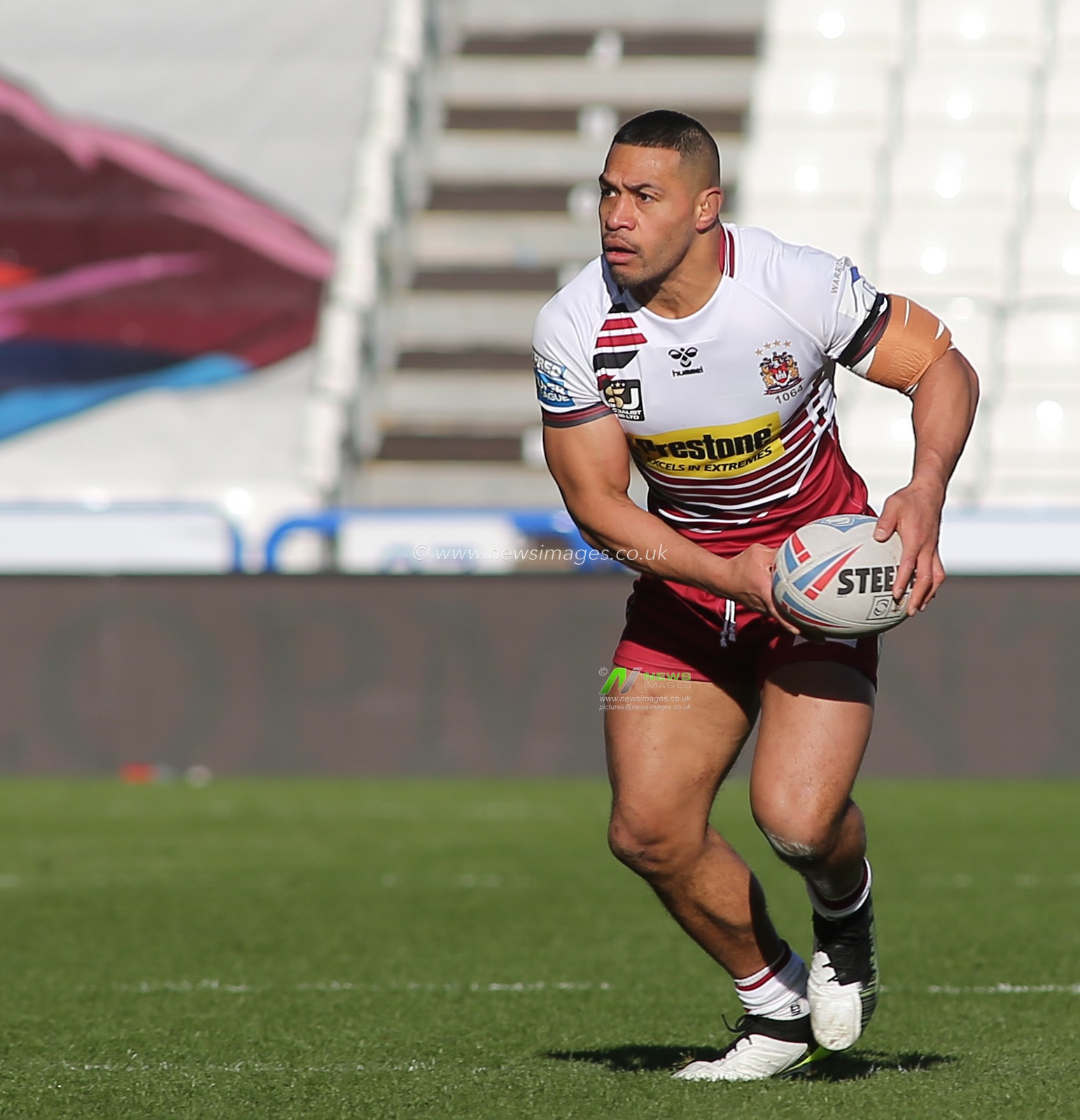 1st March 2020, John Smith's Stadium, Huddersfield, England; Betfred Super League, Huddersfield Giants v Wigan Warriors : Willie Isa of Wigan Warriors.