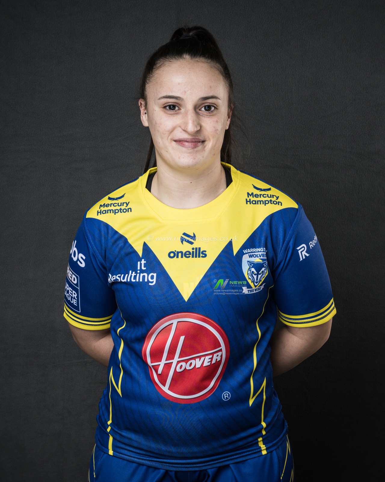 Warrington Wolves Women Headshots at Halliwell Jones Stadium, Warrington, United Kingdom, 5th March 2024

(Photo by Craig Thomas/News Images)