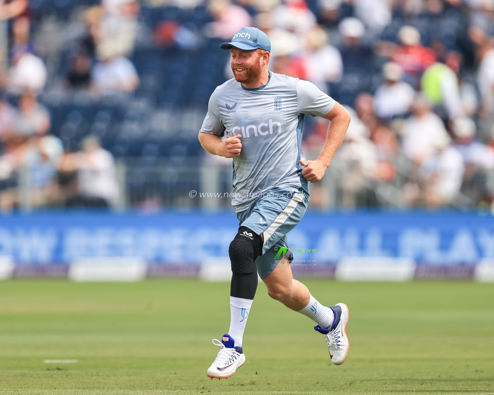 Jonny Bairstow of England during the warmup session