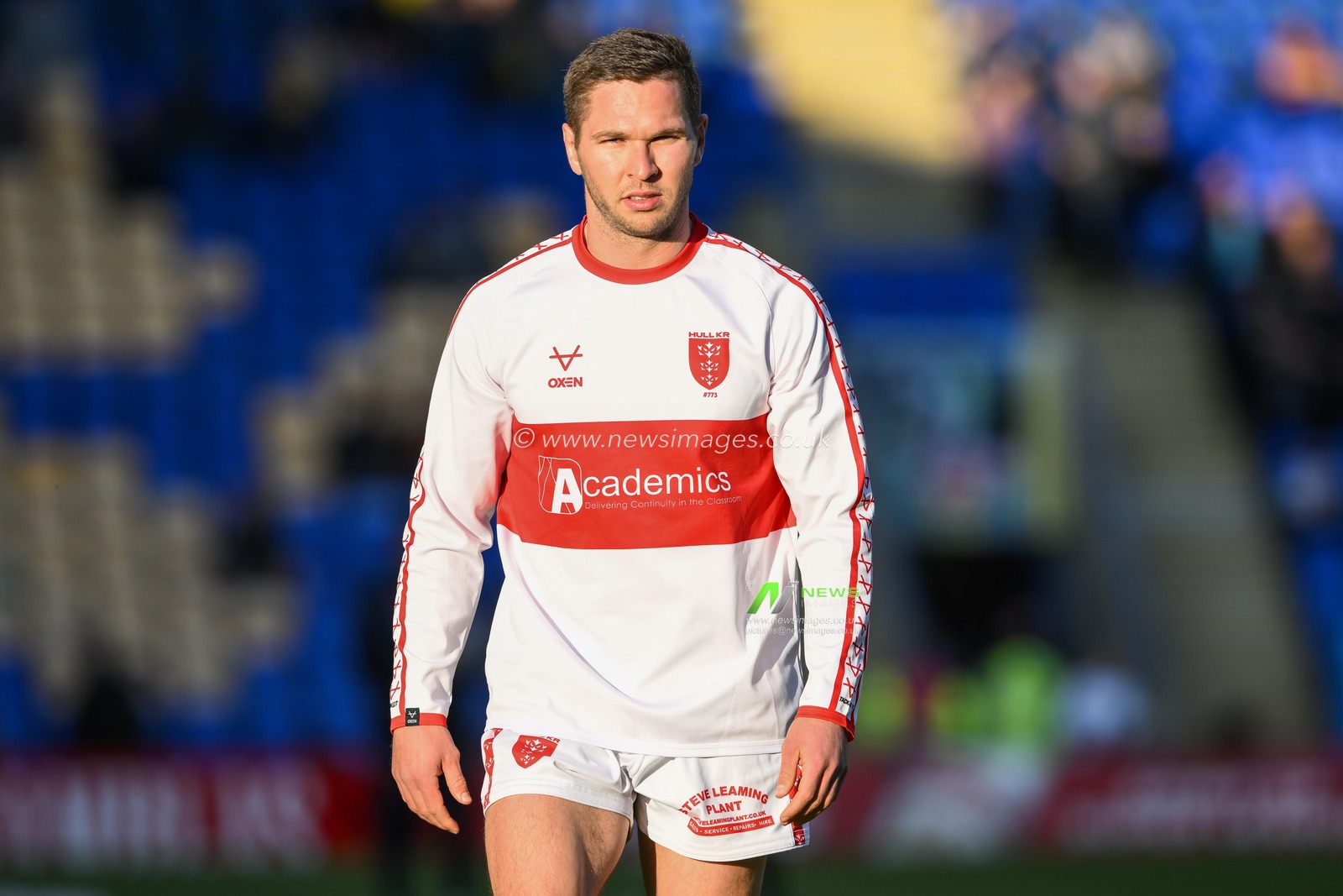 Matt Parcell #9 of Hull KR during pre match warm up ahead of the Betfred Super League Round 12 match Warrington Wolves vs Hull KR at Halliwell Jones Stadium, Warrington, United Kingdom, 12th May 2023

(Photo by Craig Thomas/News Images)
