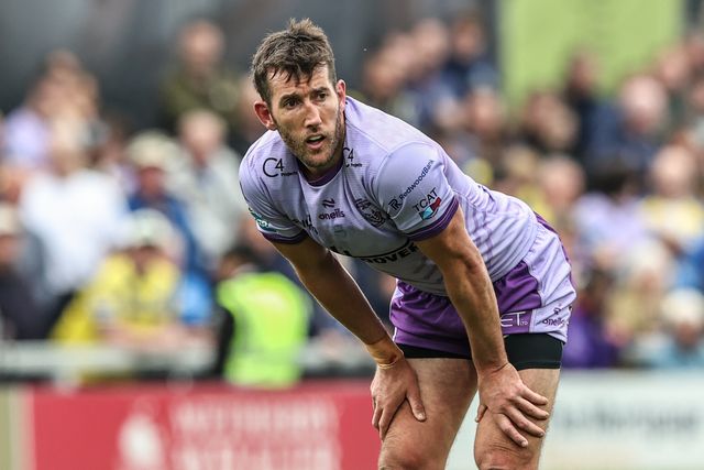 Stefan Ratchford of Warrington Wolves during the Betfred Super League Round 11 match Wakefield Trinity vs Warrington Wolves at DIY Kitchens Stadium, Wakefield, United Kingdom, 18th May 2025

(Photo by Alfie Cosgrove/News Images)