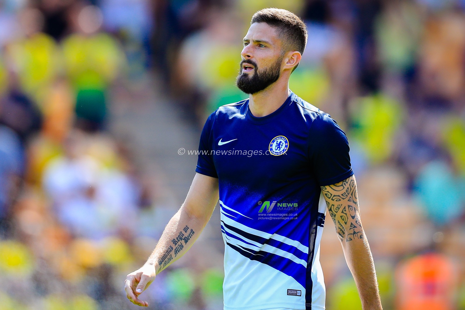 24th August 2019, Carrow Road, Norwich, England ; Premier League Football, Norwich City vs Chelsea  : Olivier Giroud (18) of Chelsea


Credit: Georgie Kerr/News Images


Premier League/EFL Football images are subject to DataCo Licence