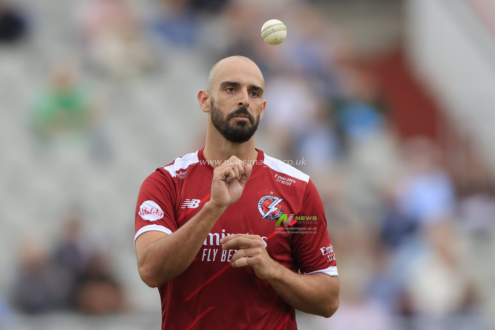 Daryl Mitchell of Lancashire Lightning during the Vitality Blast match Lancashire Lightning vs Leicestershire Foxes at Old Trafford, Manchester, United Kingdom, 25th May 2023

(Photo by Conor Molloy/News Images)