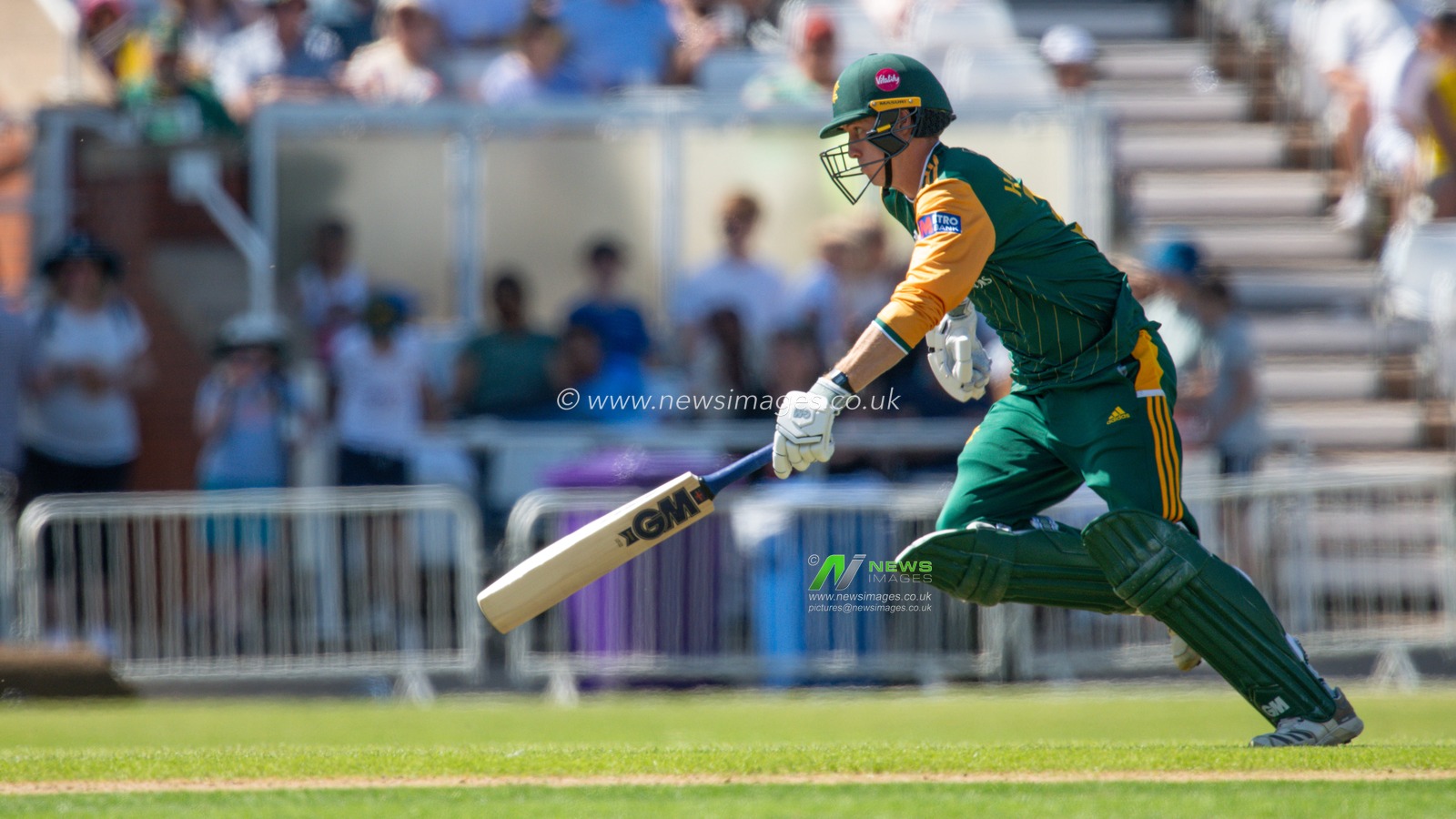 Matt MONTGOMERY of Nottingham Outlaws run during the Royal London One-day Cup match Nottinghamshire vs Essex at Trent Bridge, Nottingham, United Kingdom, 11th August 2024

(Photo by Mark Dunn/News Images)