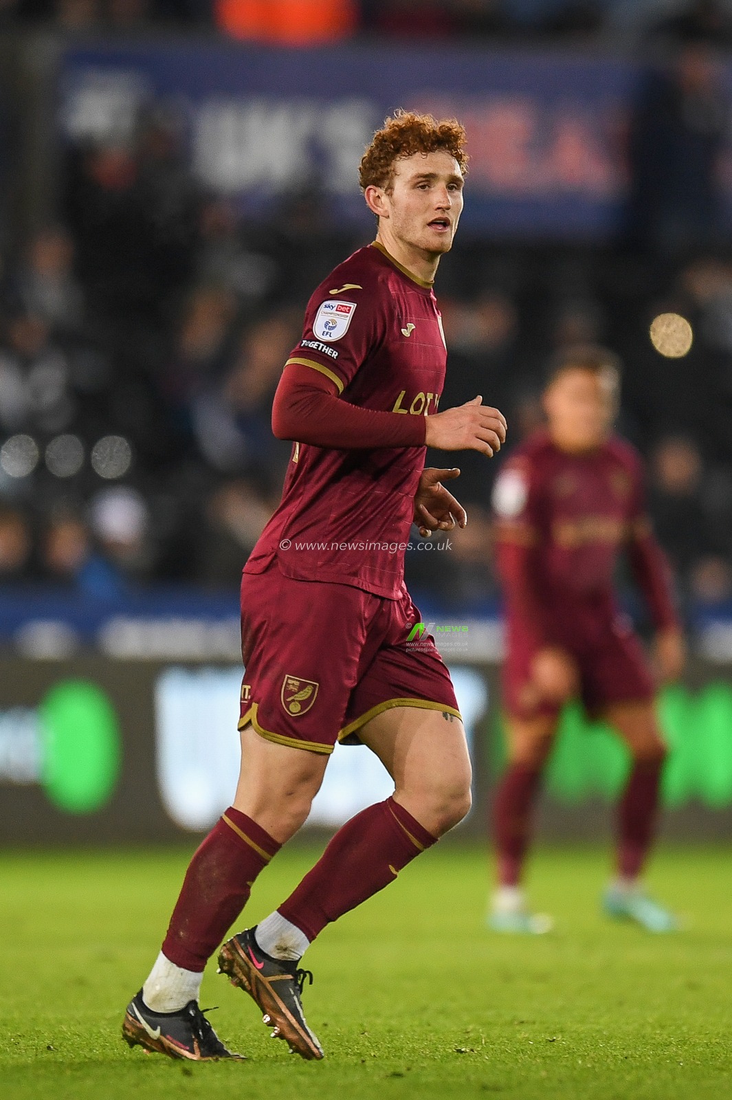 Josh Sargent #24 of Norwich City Swansea City vs Norwich City at Swansea.com Stadium, Swansea, United Kingdom, 10th December 2022

(Photo by Mike Jones/News Images)