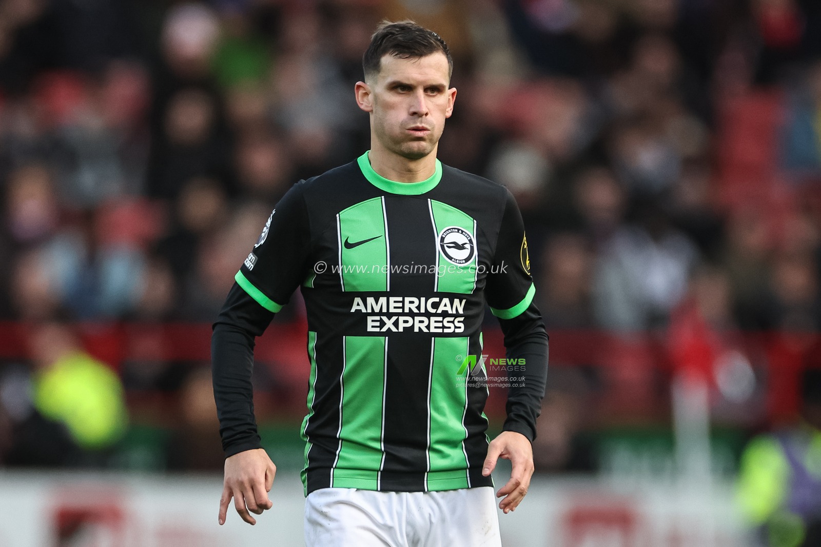 Pascal GroÃŸ of Brighton & Hove Albion during the Premier League match Sheffield United vs Brighton and Hove Albion at Bramall Lane, Sheffield, United Kingdom, 18th February 2024

(Photo by Mark Cosgrove/News Images)