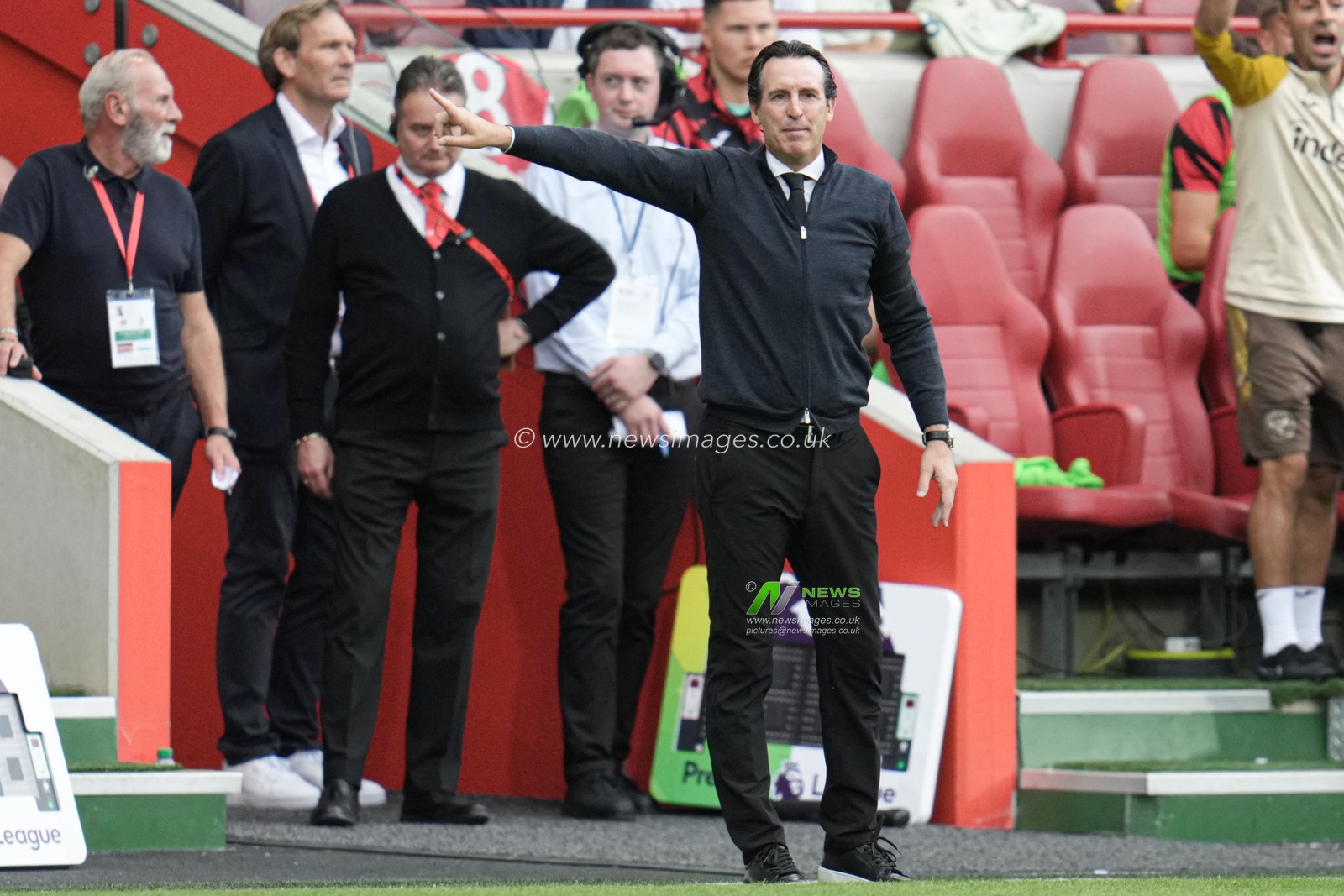 Unai Emery manager of Aston Villa during the Premier League match Brentford vs Aston Villa at The Gtech Community Stadium, London, United Kingdom, 23rd August 2025

(Photo by Harvey Murphy/News Images)