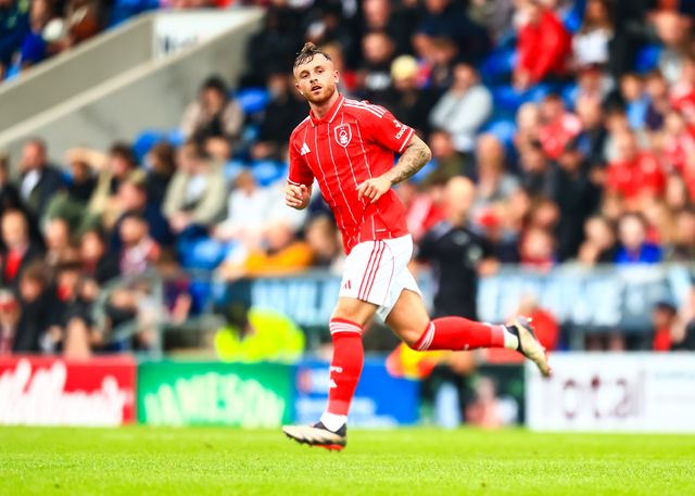 Dale Taylor of Nottingham Forest during the Pre-season friendly match Nottingham Forest vs Monaco at SMH Group Stadiumact Stadium, Chesterfield, United Kingdom, 19th July 2025

(Photo by Richard Bierton/News Images)