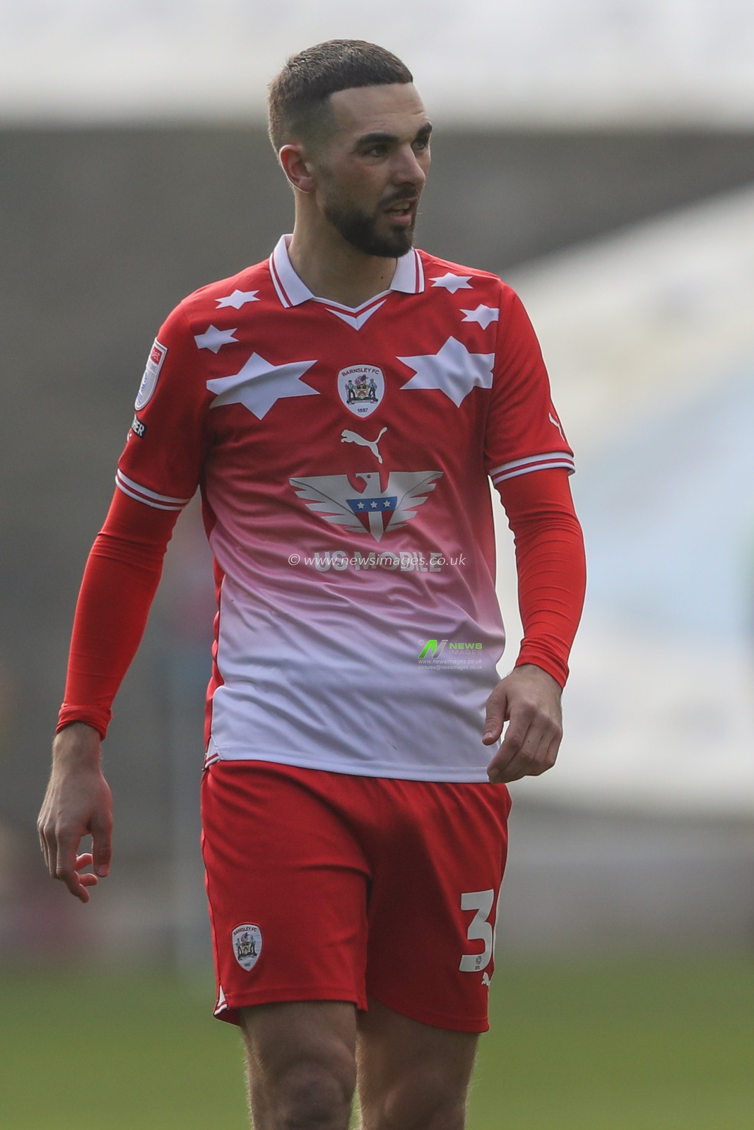 Adam Phillips of Barnsley during the Sky Bet League 1 match Barnsley vs Lincoln City at Oakwell, Barnsley, United Kingdom, 9th March 2024

(Photo by Alfie Cosgrove/News Images)
