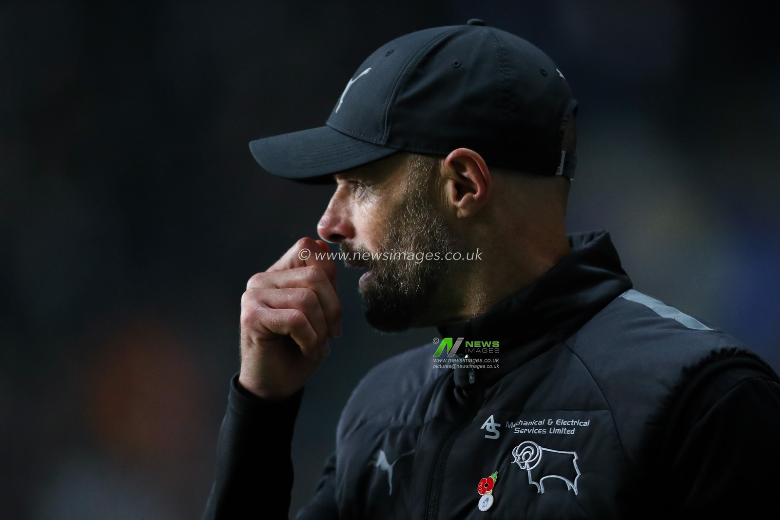 Paul Warne manager of Derby during the Sky Bet Championship match Coventry City vs Derby County at Coventry Building Society Arena, Coventry, United Kingdom, 6th November 2024

(Photo by Gareth Evans/News Images)