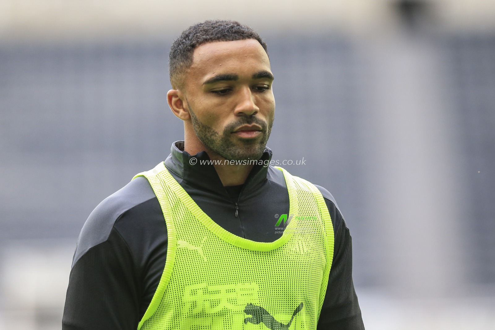 Callum Wilson (13) of Newcastle United during the pre-game warmup