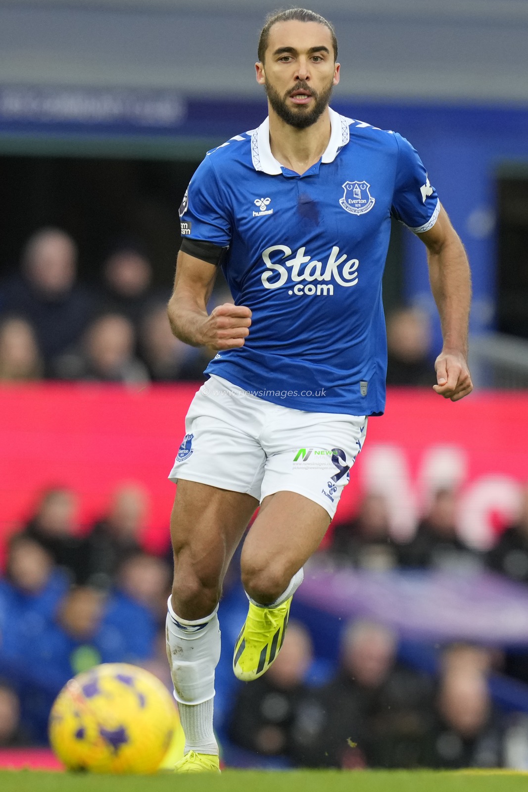 Dominic Calvert-Lewin of Everton during the Premier League match Everton vs Aston Villa at Goodison Park, Liverpool, United Kingdom, 14th January 2024

(Photo by Steve Flynn/News Images)