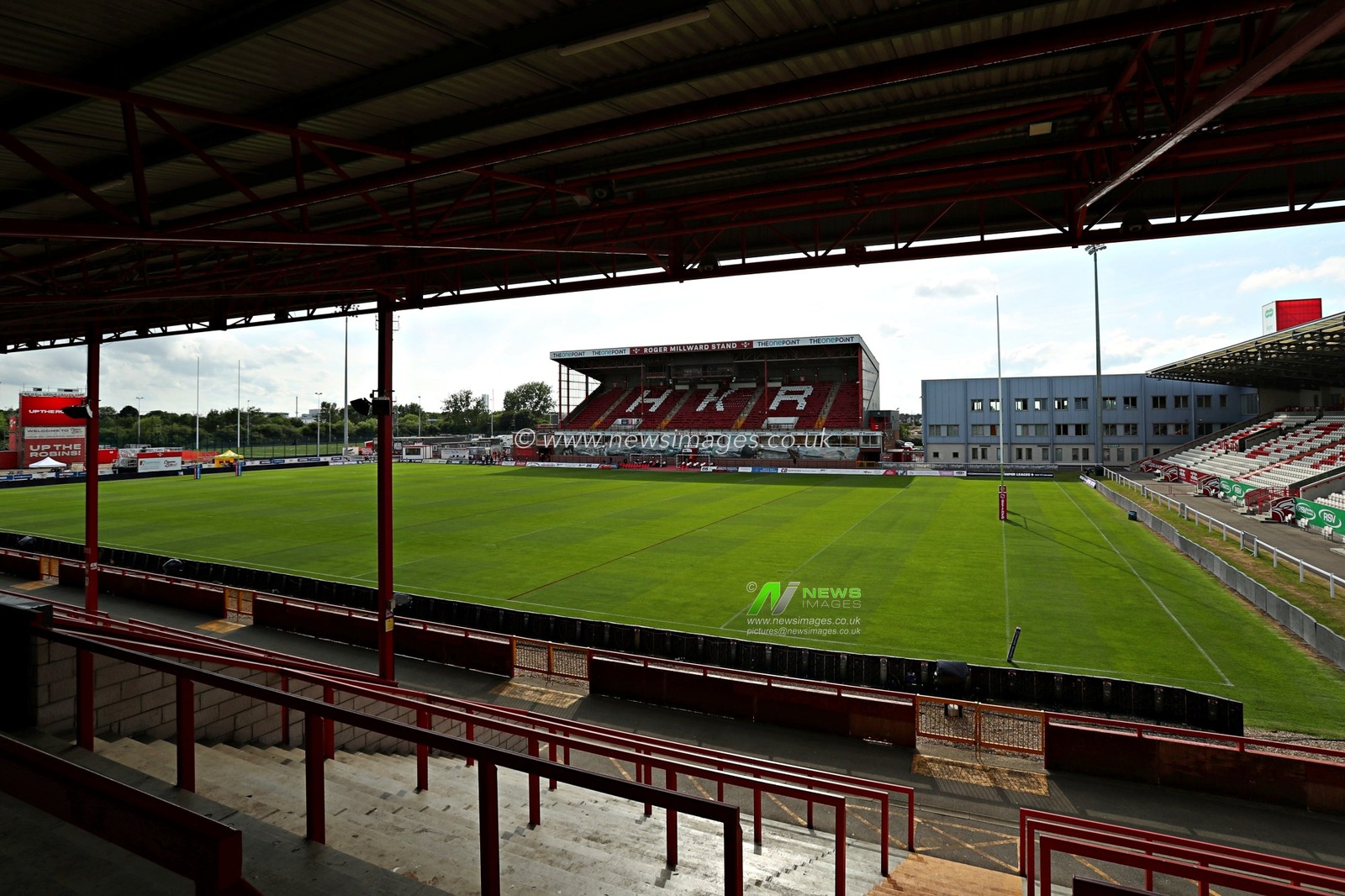 A general view of Sewell Group Craven Park before the Betfred Super League Round 13 match Hull KR vs St Helens at Sewell Group Craven Park, Kingston upon Hull, United Kingdom, 30th May 2025(Photo by Sam Eaden/News Images)