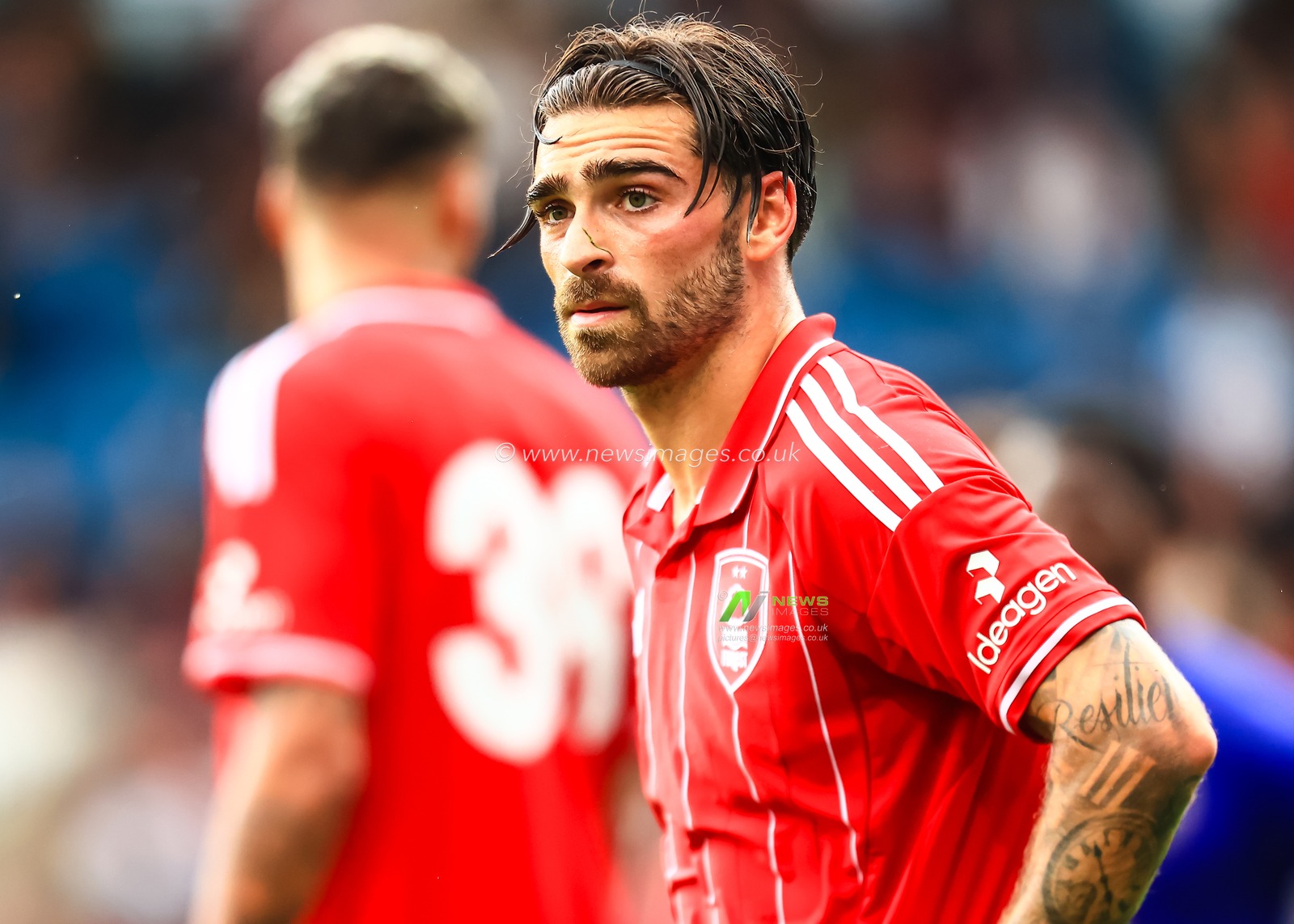 Jota Silva of Nottingham Forest during the Pre-season friendly match Nottingham Forest vs Monaco at SMH Group Stadiumact Stadium, Chesterfield, United Kingdom, 19th July 2025

(Photo by Richard Bierton/News Images)