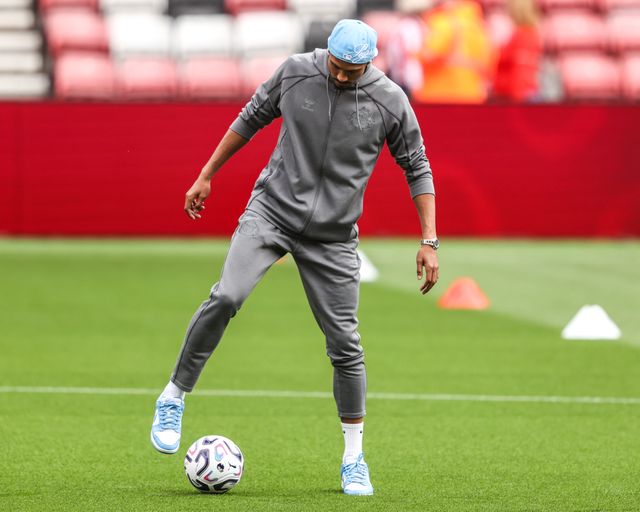 Wilson Isidor of Sunderland arrives during the Premier League match Sunderland vs Fulham at Stadium Of Light, Sunderland, United Kingdom on 30 August 2026

(Photo by Alfie Cosgrove/News Images)