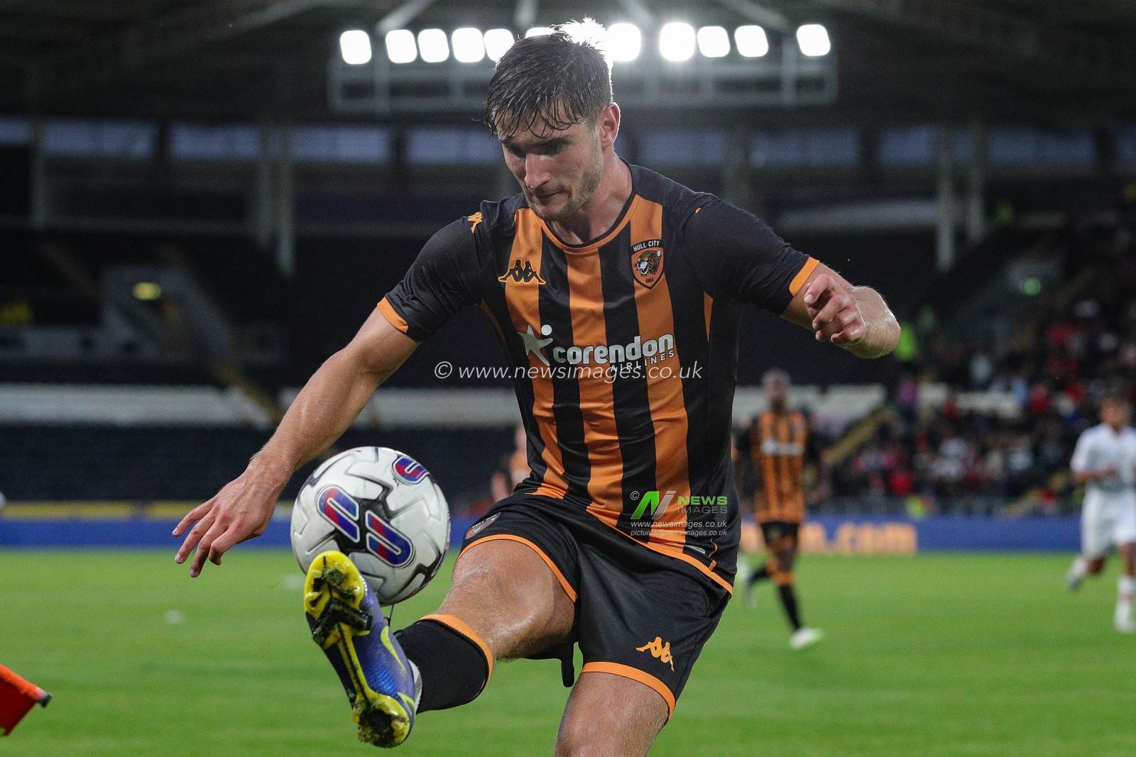Ryan Longman #16 of Hull City in action during the Pre-season friendly match Hull City vs Barnsley at MKM Stadium, Hull, United Kingdom, 18th July 2023

(Photo by James Heaton/News Images)