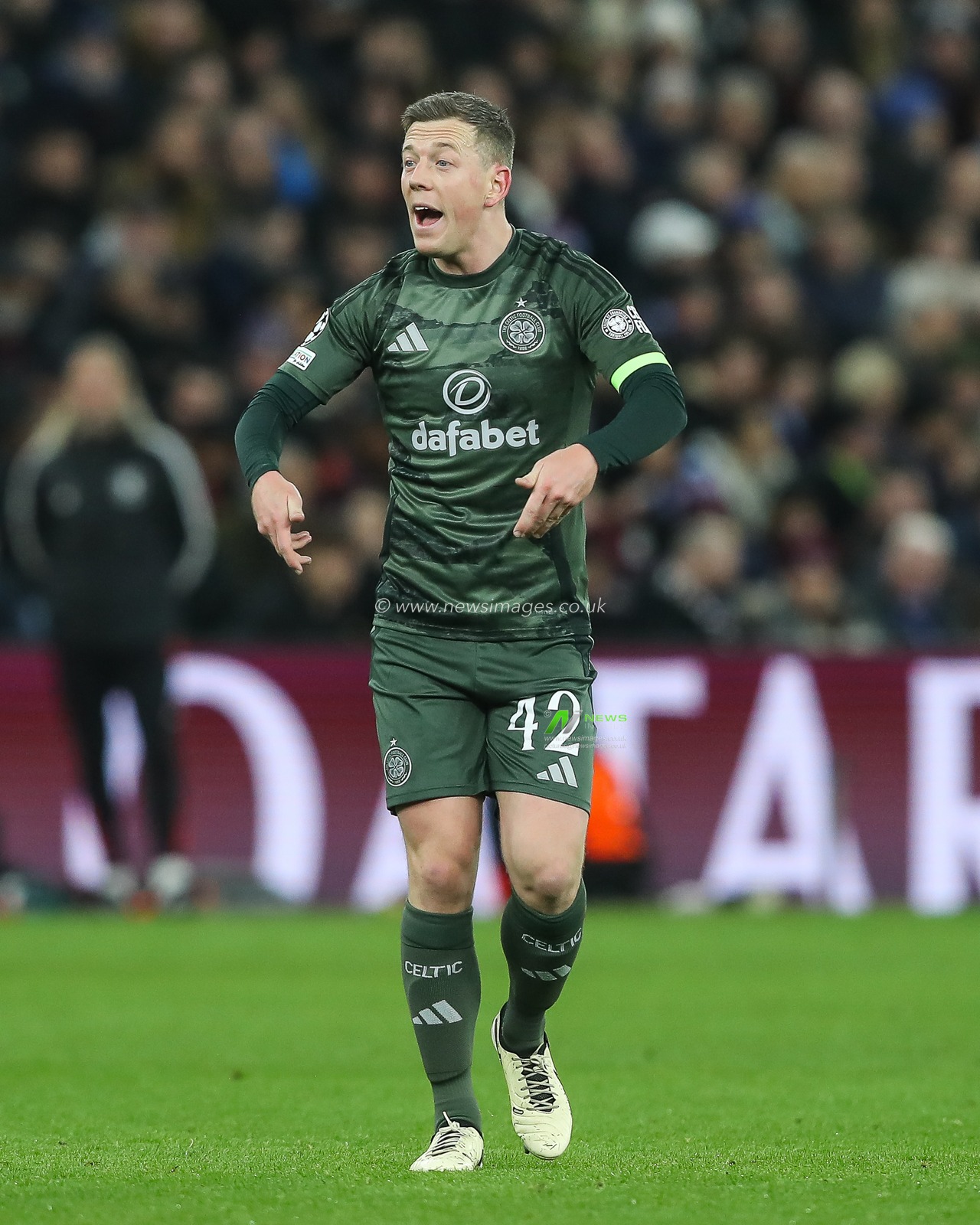 Viljami Sinisalo of Celtic gives his team instructions during the UEFA Champions League Matchday 8 of 8 Aston Villa vs Celtic at Villa Park, Birmingham, United Kingdom, 29th January 2025

(Photo by Gareth Evans/News Images)