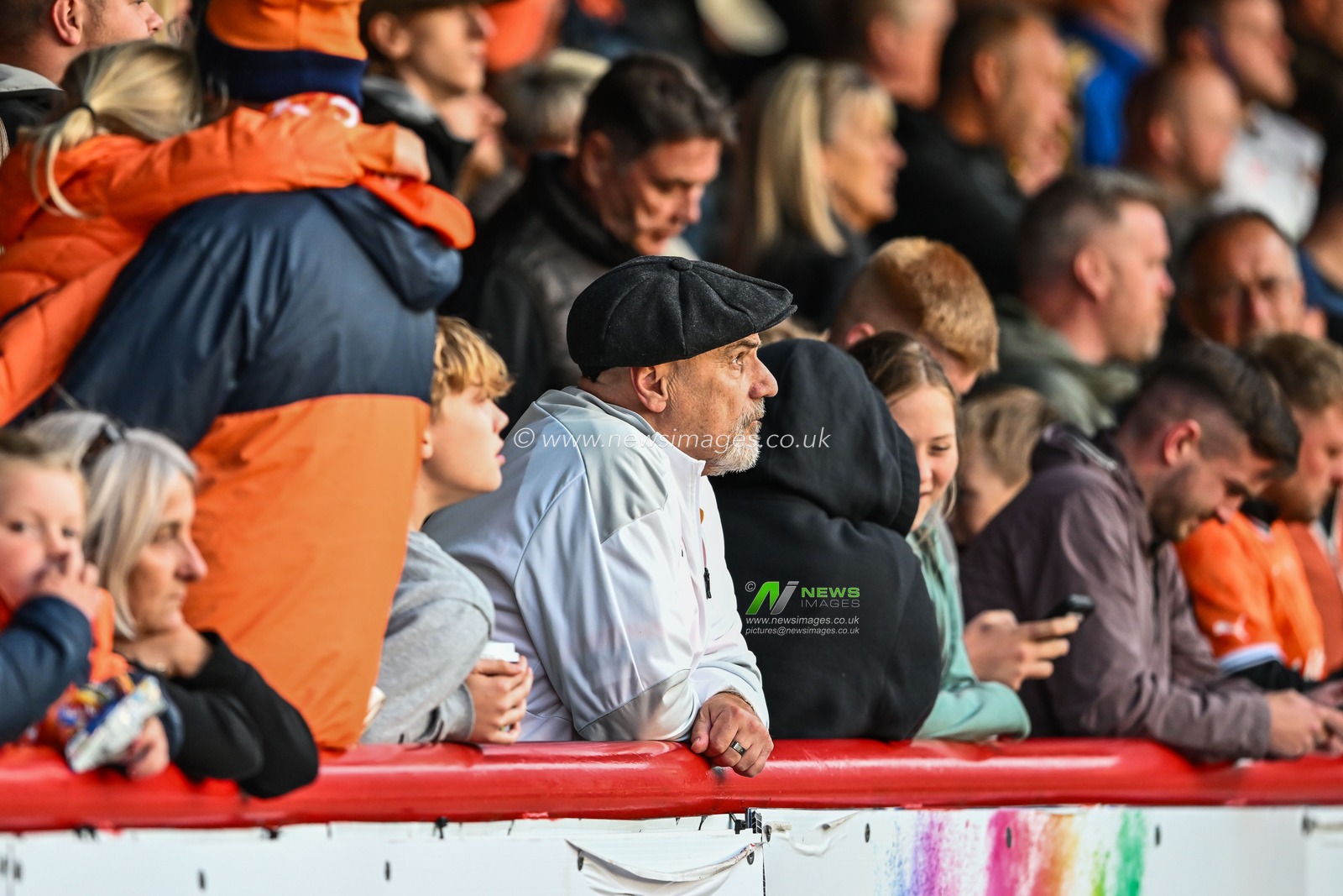 Blackpool fans during the Pre-season friendly match Morecambe vs Blackpool at Mazuma Stadium, Morecambe, United Kingdom, 25th July 2023

(Photo by Craig Thomas/News Images)