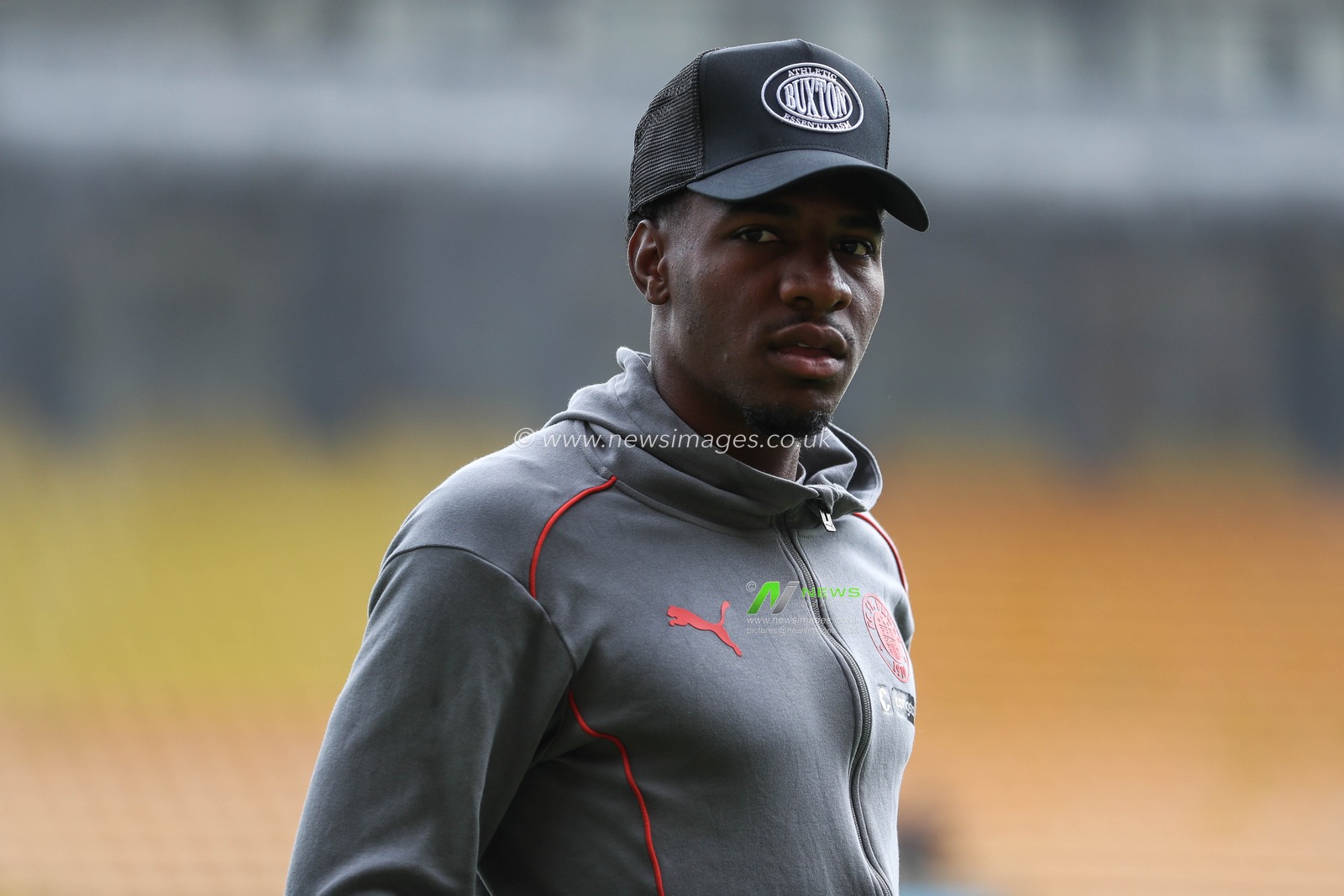 Oladapo Afolayan of St Pauli arrives at Carrow Road prior to the Pre-season friendly match Norwich City vs St. Pauli at Carrow Road, Norwich, United Kingdom, 3rd August 2024

(Photo by Izzy Poles/News Images)