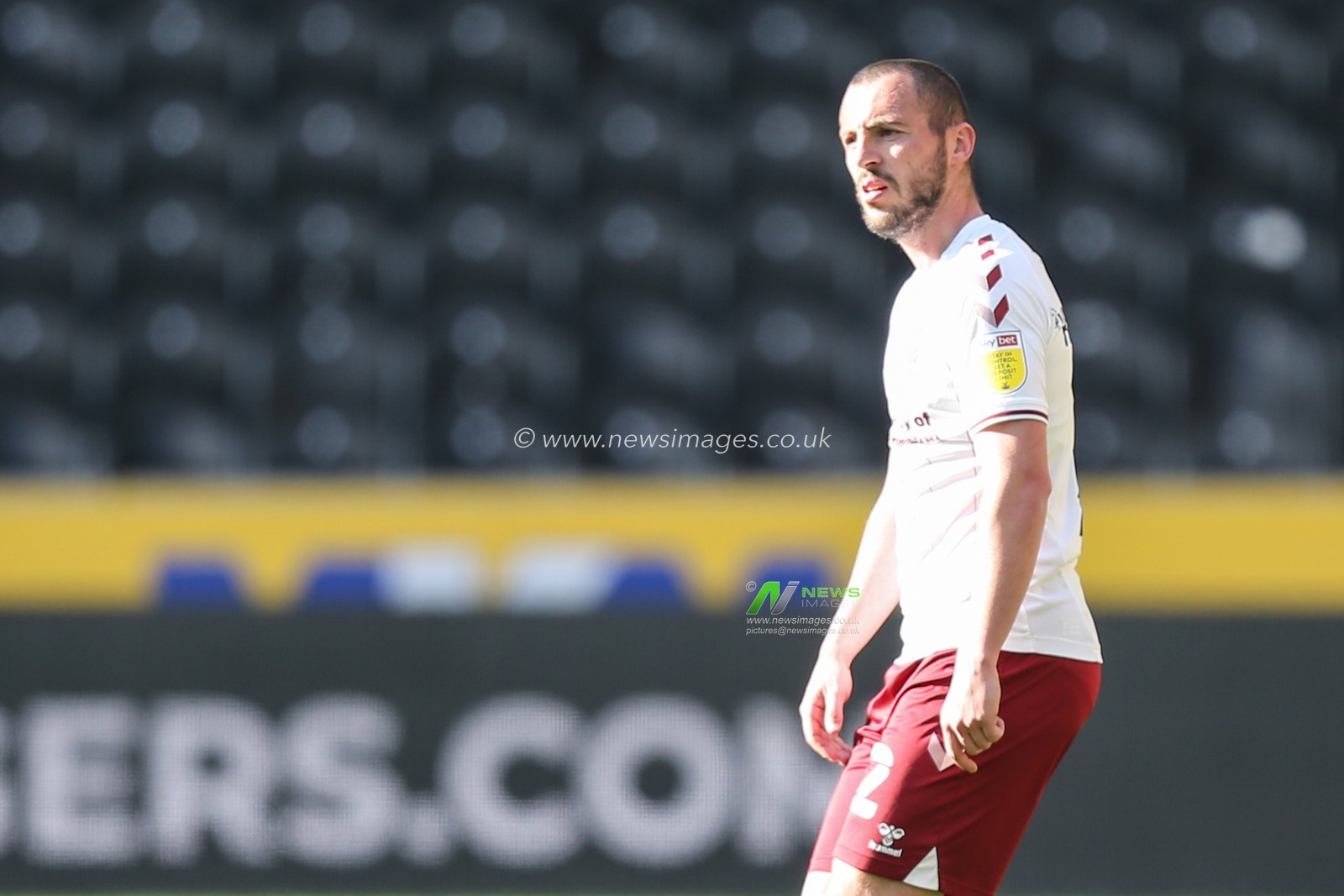 Michael Harriman #2 of Northampton Town during the game