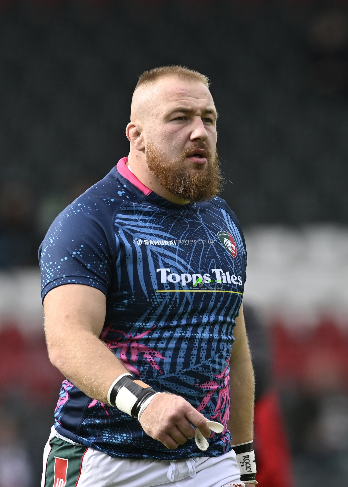 Joe HEYES of Leicester Tigers during the Gallagher Premiership match Leicester Tigers vs Bath Rugby at Welford Road, Leicester, United Kingdom, 29th September 2024

(Photo by Mark Dunn/News Images)