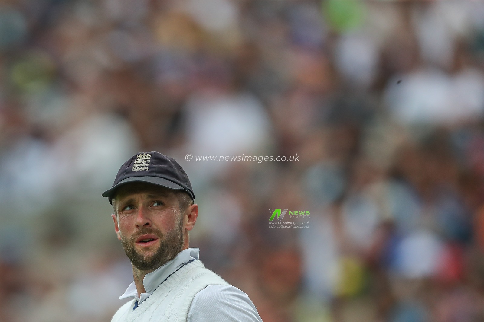 Chris Woakes of England during the LV= Insurance Ashes Fifth Test Series Day Two England v Australia at The Kia Oval, London, United Kingdom, 28th July 2023

(Photo by Gareth Evans/News Images)
