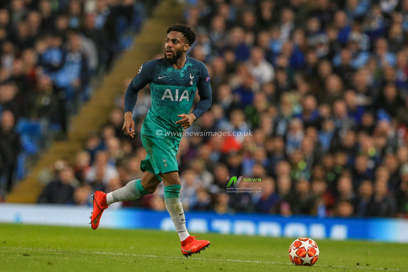 17th April 2019 , Etihad Stadium, Manchester, England; UEFA Champions League, Quarter Final, Second Leg, Manchester City v Tottenham ; Danny Rose (03) of Tottenham during the game


Credit: Mark Cosgrove/News Images