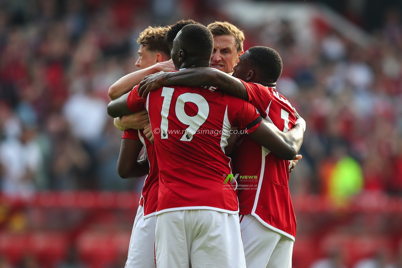 Willy Boly of Nottingham Forest celebrates his goal to make it 1-1 during the Premier League match Nottingham Forest vs Chelsea at City Ground, Nottingham, United Kingdom, 11th May 2024

(Photo by Gareth Evans/News Images)