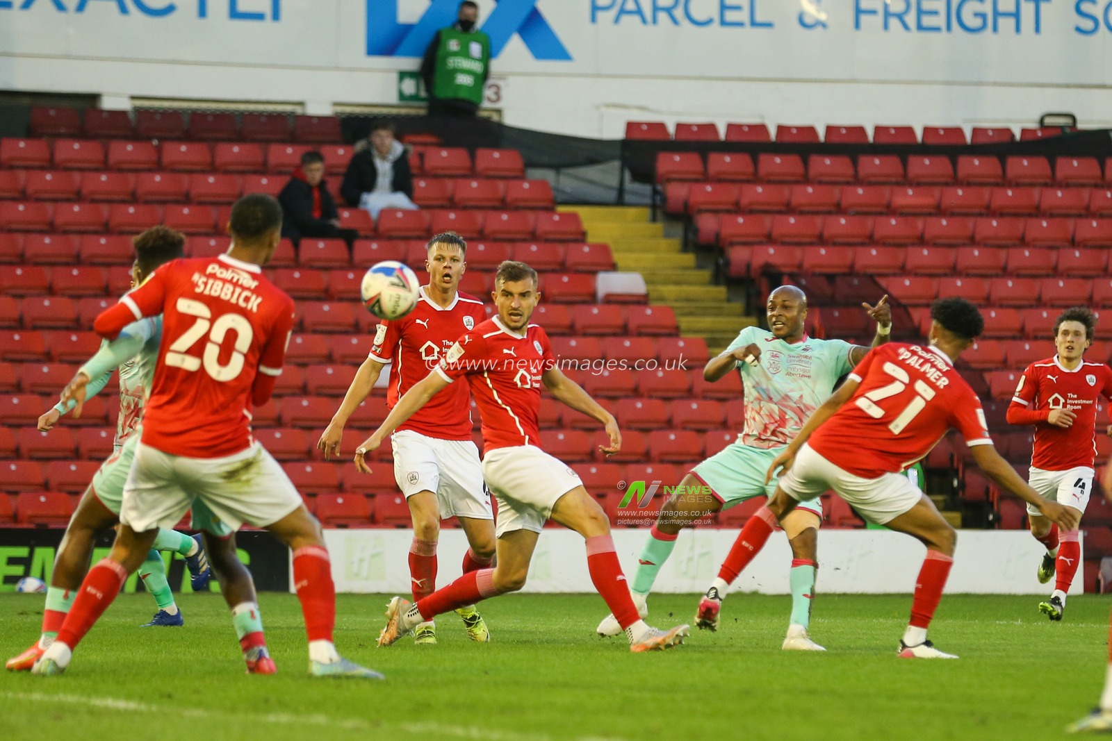 Andre Ayew #10 of Swansea City scores to make it 0-1