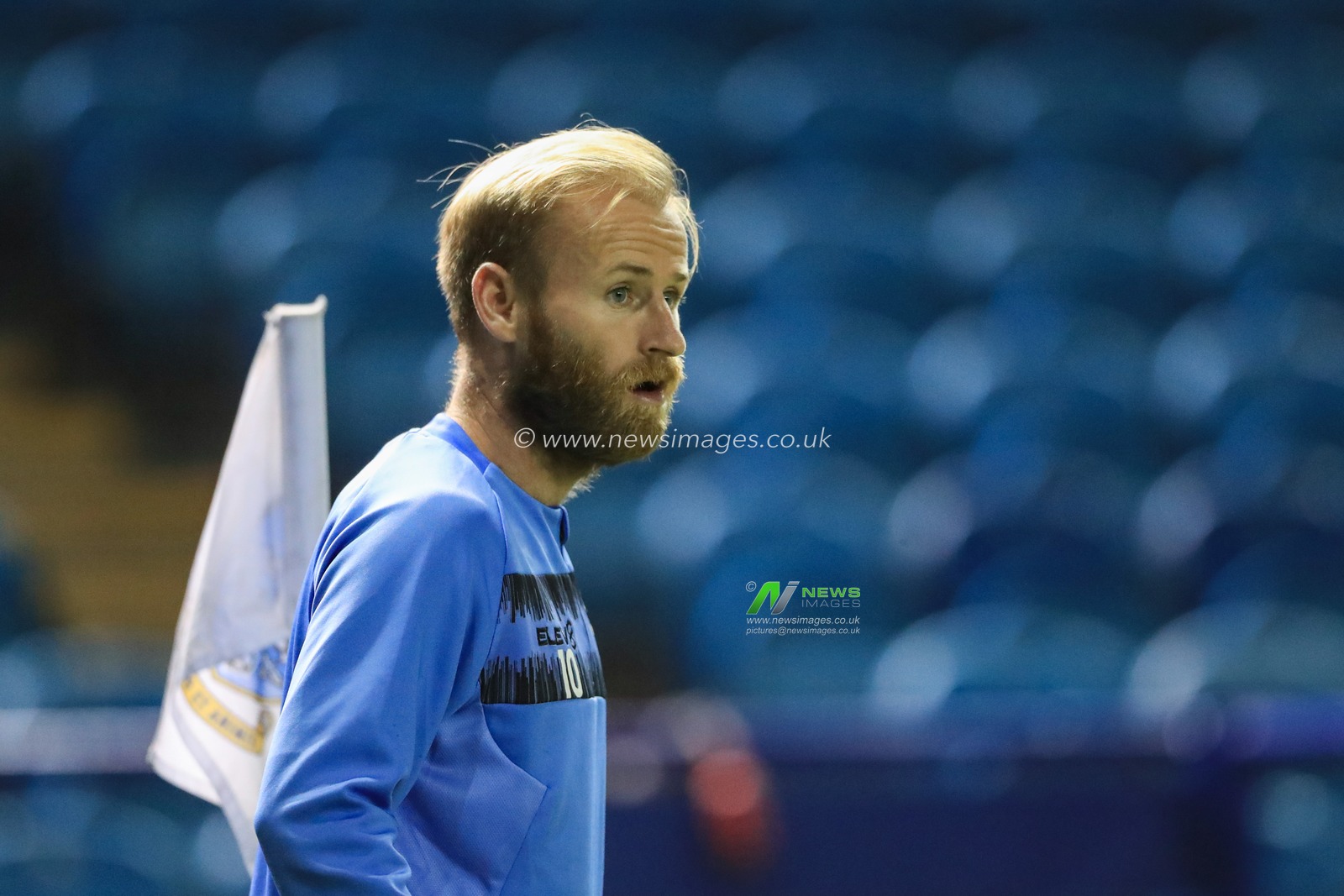Barry Bannan (10) of Sheffield Wednesday during the pre match warm up