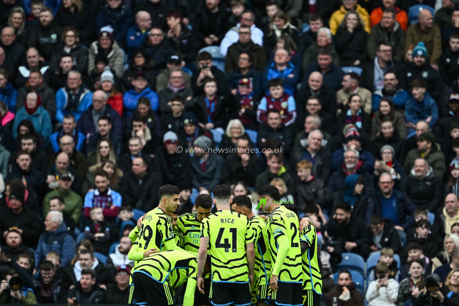 Martin Ã˜degaard of Arsenal celebrates his goal to make it 0-1 during the Premier League match Burnley vs Arsenal at Turf Moor, Burnley, United Kingdom, 17th February 2024

(Photo by Craig Thomas/News Images)