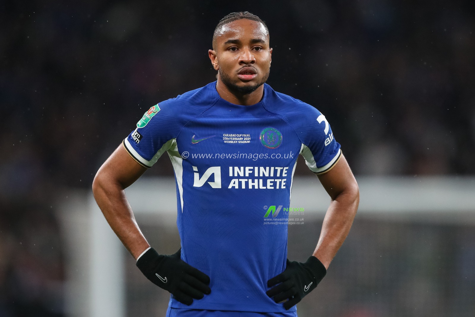 Christopher Nkunku of Chelsea during the Carabao Cup Final match Chelsea vs Liverpool at Wembley Stadium, London, United Kingdom, 25th February 2024

(Photo by Gareth Evans/News Images)
