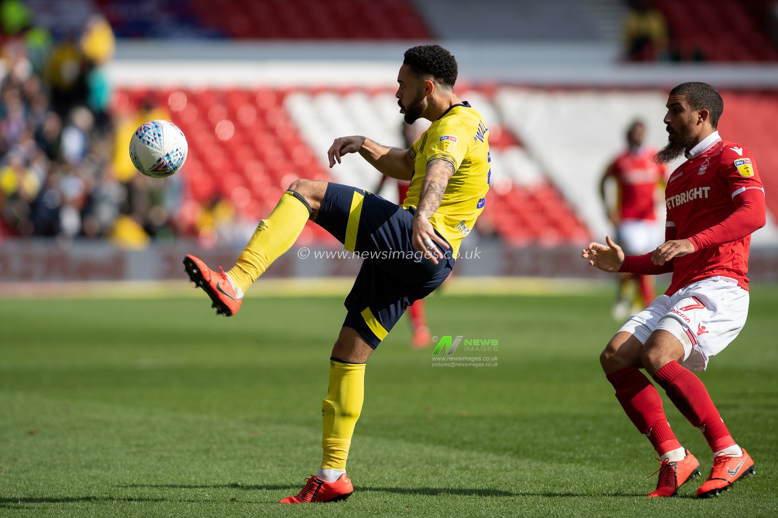 13th April 2019, City Ground, Nottingham, England ; Sky Bet Championship, Nottingham Forest vs Blackburn Rovers : Derrick Williams (3) of Blackburn 

Credit: Jon Hobley/News Images

English Football League images are subject to DataCo Licence