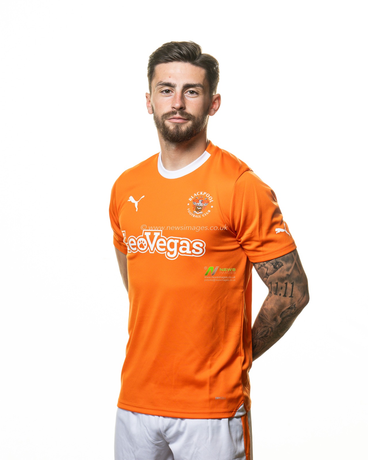 Blackpool Squad Headshots at Bloomfield Road, Blackpool, United Kingdom, 27th July 2023

(Photo by Craig Thomas/News Images)