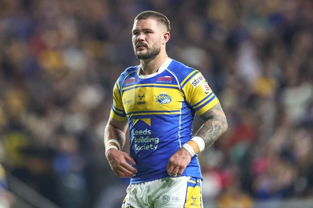 James Bentley of Leeds Rhinos during the Betfred Super League round 9 match Leeds Rhinos vs Hull KR at Headingley Stadium, Leeds, United Kingdom, 25th April 2025

(Photo by Mark Cosgrove/News Images)