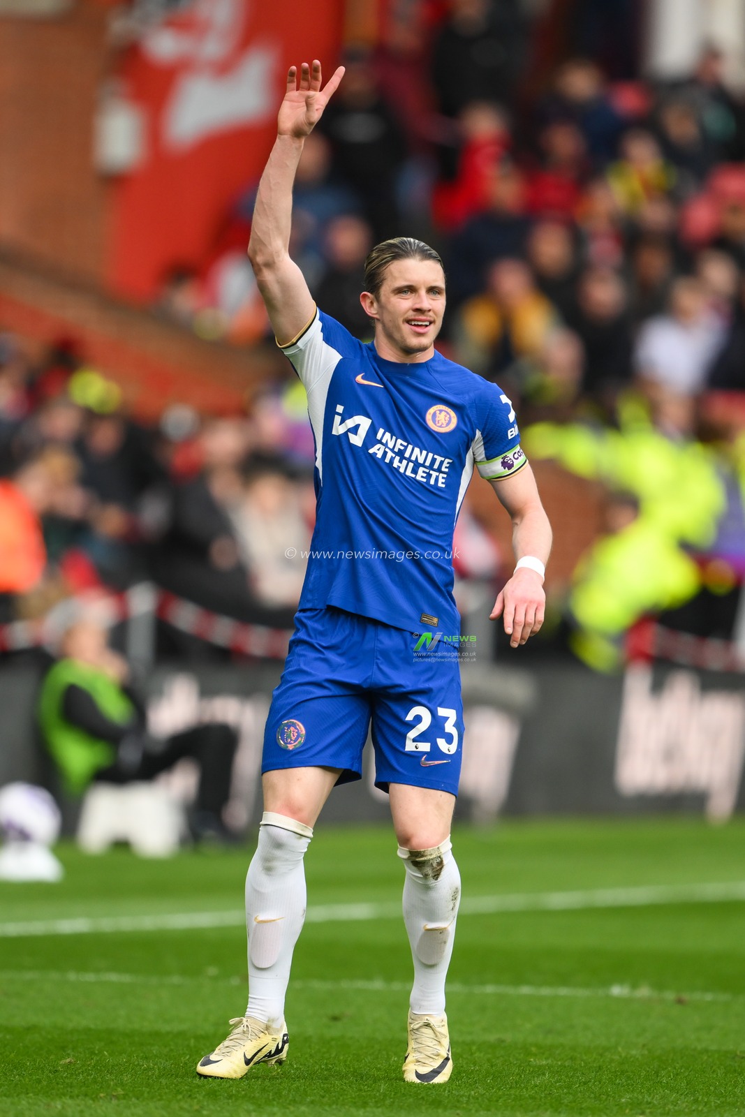 Conor Gallagher of Chelsea calls for the ball during the Premier League match Sheffield United vs Chelsea at Bramall Lane, Sheffield, United Kingdom, 7th April 2024

(Photo by Craig Thomas/News Images)