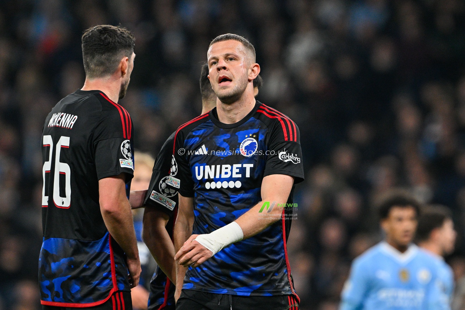 Denis Vavro of FC Copenhagen during the UEFA Champions League match Manchester City vs F.C. Copenhagen at Etihad Stadium, Manchester, United Kingdom, 6th March 2024

(Photo by Cody Froggatt/News Images)