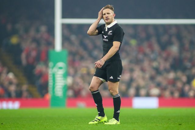 Damian McKenzie of New Zealand during the Quilter Nations Series 2025 match Wales vs New Zealand at Principality Stadium, Cardiff, United Kingdom, 22nd November 2025

(Photo by Andrew Lewis/News Images)

*** GER AUT SUI OUT ***