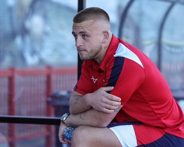 Mikey Lewis of Hull KR during the Betfred Super League round 10 match Hull KR vs Castleford Tigers at Sewell Group Craven Park, Hull, United Kingdom on 30 April 2026

(Photo by Mark Cosgrove/News Images)