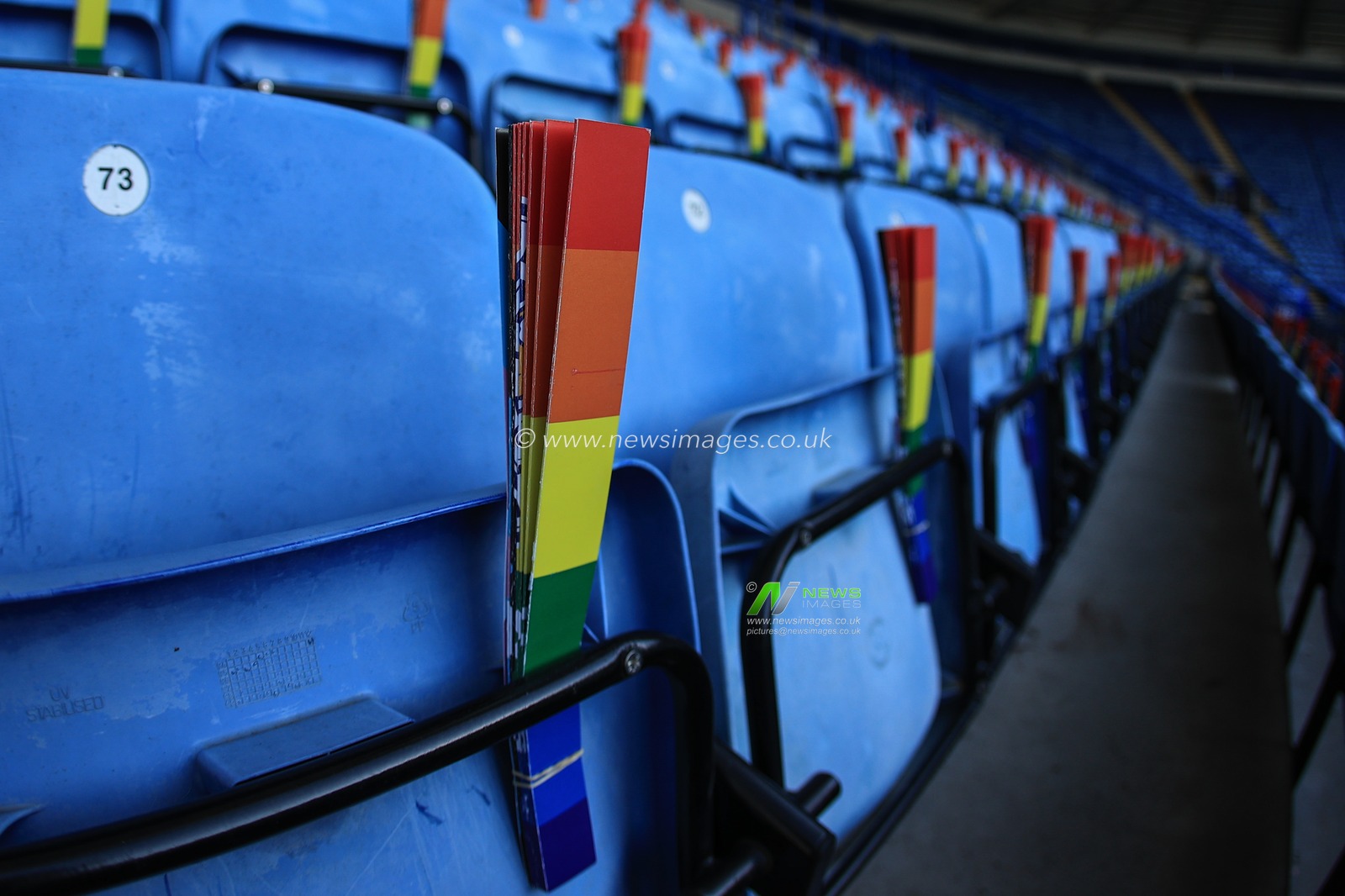 Clicker cards are in place for home fans in support of Rainbow Laces