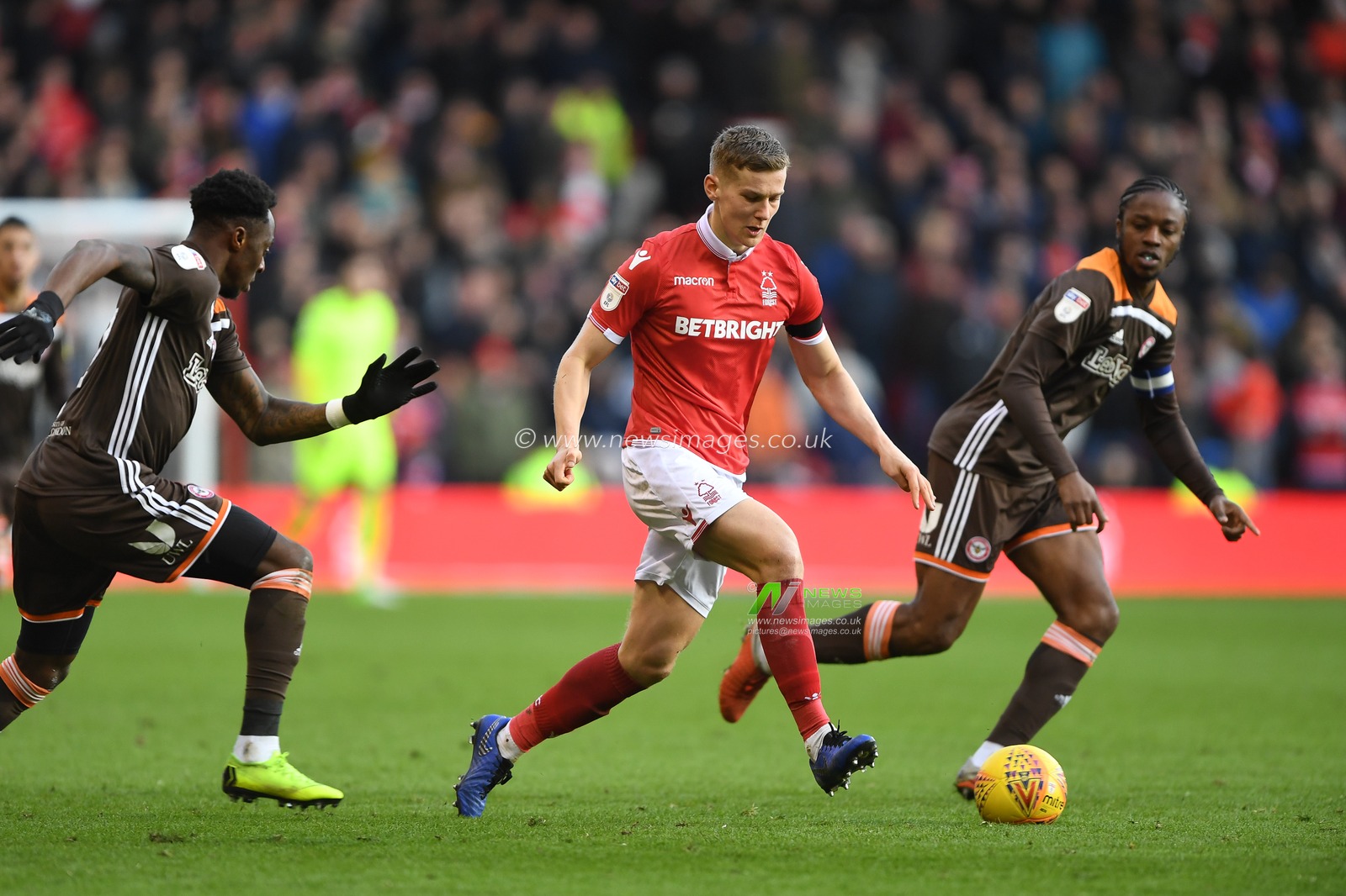 9th February 2019, City Ground, Nottingham, England ; Sky Bet Championship, Nottingham Forest v Brentford : Ryan Yates (22) of Nottingham Forest 

Credit: Jon Hobley/News Images

English Football League images are subject to DataCo Licence