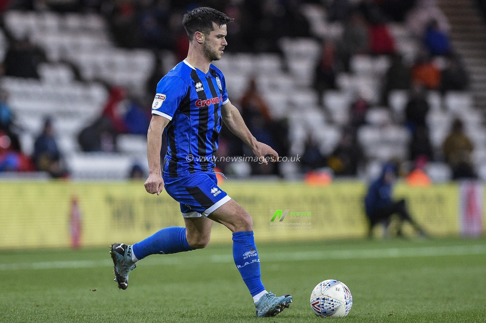 11th February 2020, Stadium Of Light, Sunderland, England; Sky Bet League 1, Sunderland v Rochdale : Jimmy Keohane (13) of Rochdale in action