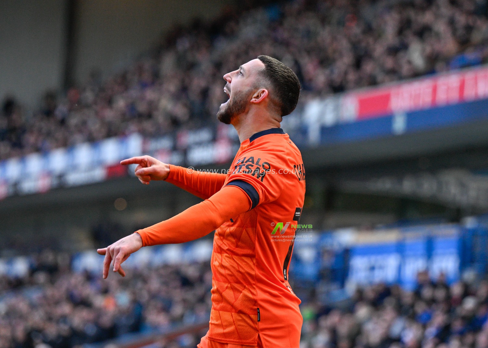Conor Chaplin  of Ipswich Town celebrates his goal to make it 0-1 Ipswich Town, during the Sky Bet Championship match Blackburn Rovers vs Ipswich Town at Ewood Park, Blackburn, United Kingdom, 29th March 2024

(Photo by Cody Froggatt/News Images)