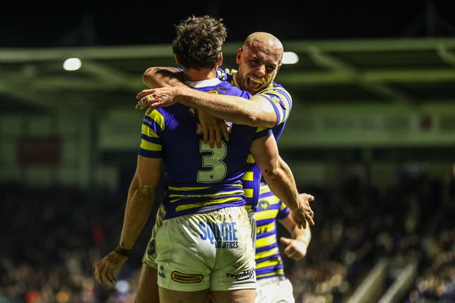 Toby King of Warrington Wolves goes over for a try during the Betfred Super League Round 1 match Warrington Wolves vs St Helens at The Halliwell Jones Stadium, Warrington, United Kingdom on 13 February 2026

(Photo by Alfie Cosgrove/News Images)