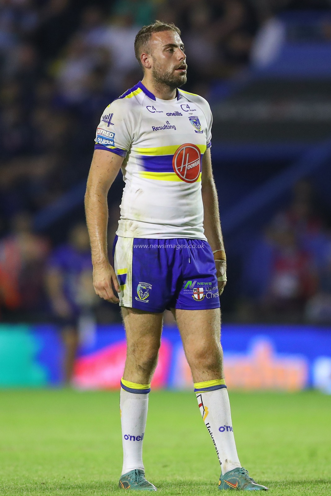 James Harrison #8 of Warrington Wolves during the Betfred Super League Round 26 match Warrington Wolves vs St Helens at Halliwell Jones Stadium, Warrington, United Kingdom, 15th September 2023

(Photo by Gareth Evans/News Images)