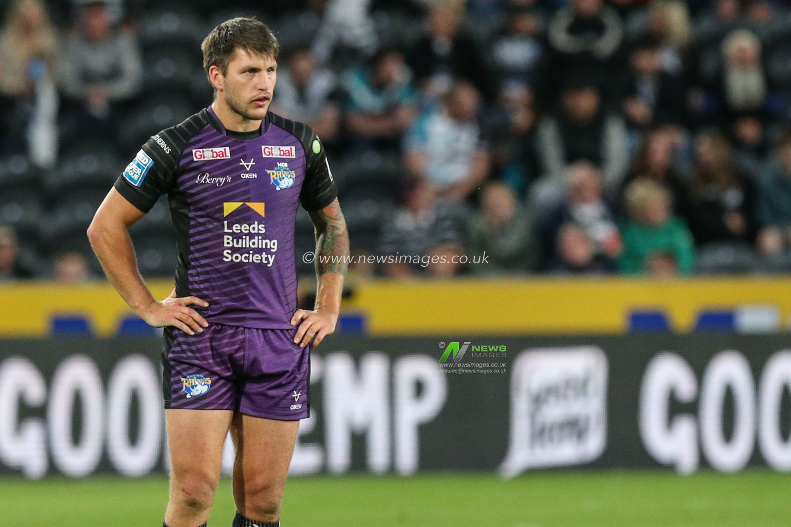 Tom Briscoe (2) of Leeds Rhinos during the game