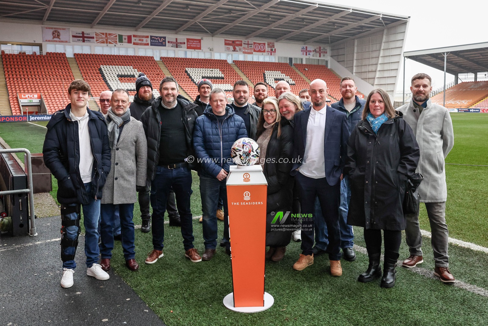 BLACKPOOL SPONSOR CLUB USE ONLY!!!  during the Sky Bet League 1 match Blackpool vs Mansfield Town at Bloomfield Road, Blackpool, United Kingdom, 15th February 2025

(Photo by Mark Cosgrove/News Images)